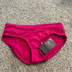 nike swim bottoms, size s, pink